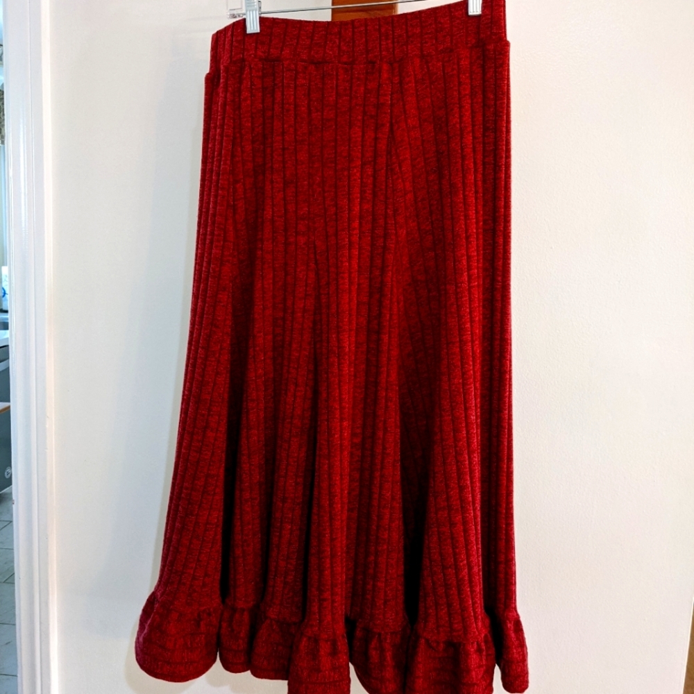 Anthropologie Pauline Midi Sweater Skirt
